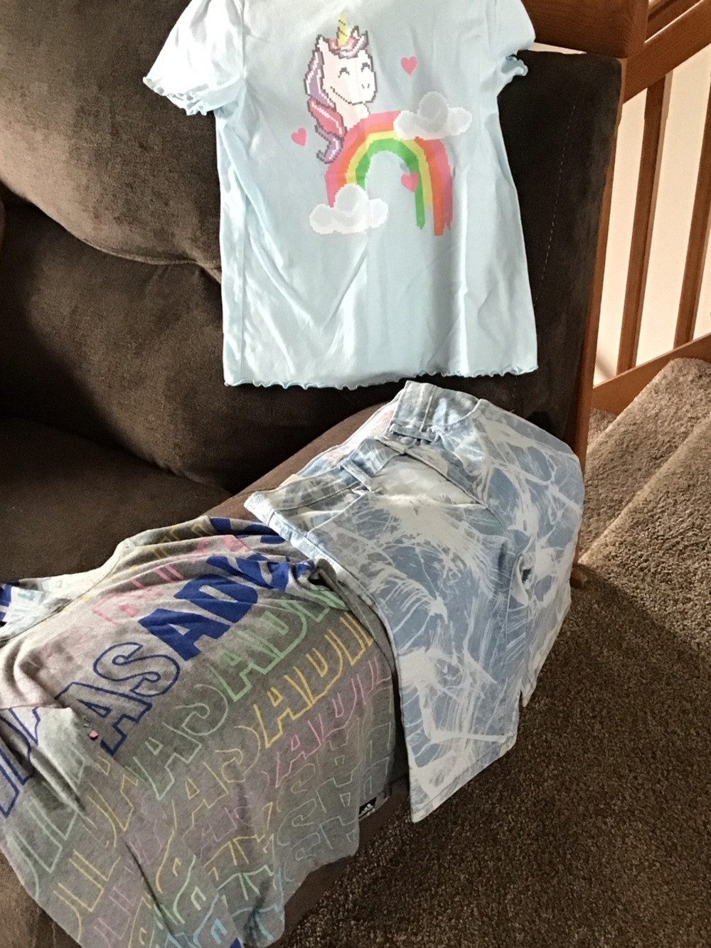 Girl’s 6x/7 bundle Adidas hooded ls shirt,new skimmer shorts,t-shirt